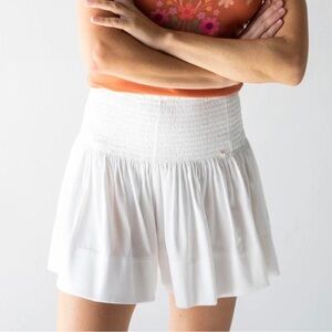 NATURAL LIFE White Mini Skirt